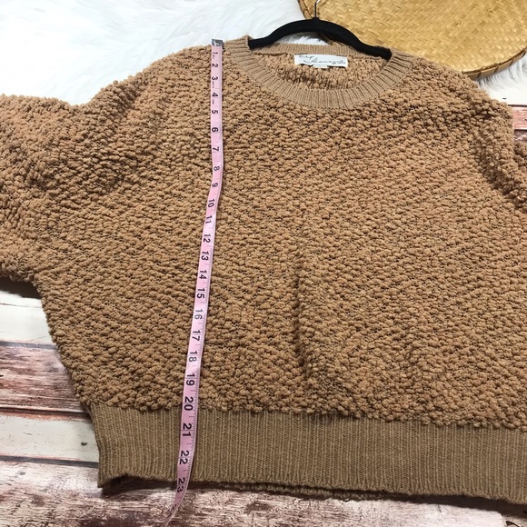 Vintage Havana balloon sleeve fuzzy sweater - Picture 3 of 6